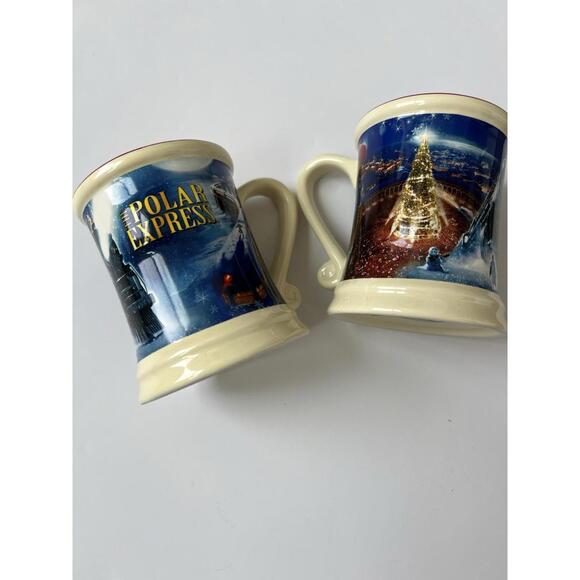 Other - The Polar Express BELIEVE 3D Raised Ceramic Hot Chocolate Tea Coffee Mug Cup